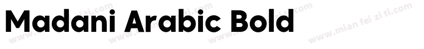 Madani Arabic Bold字体转换